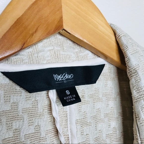 Mossimo Cream & Light Tan Women’s Blazer Jacket - Picture 6 of 9